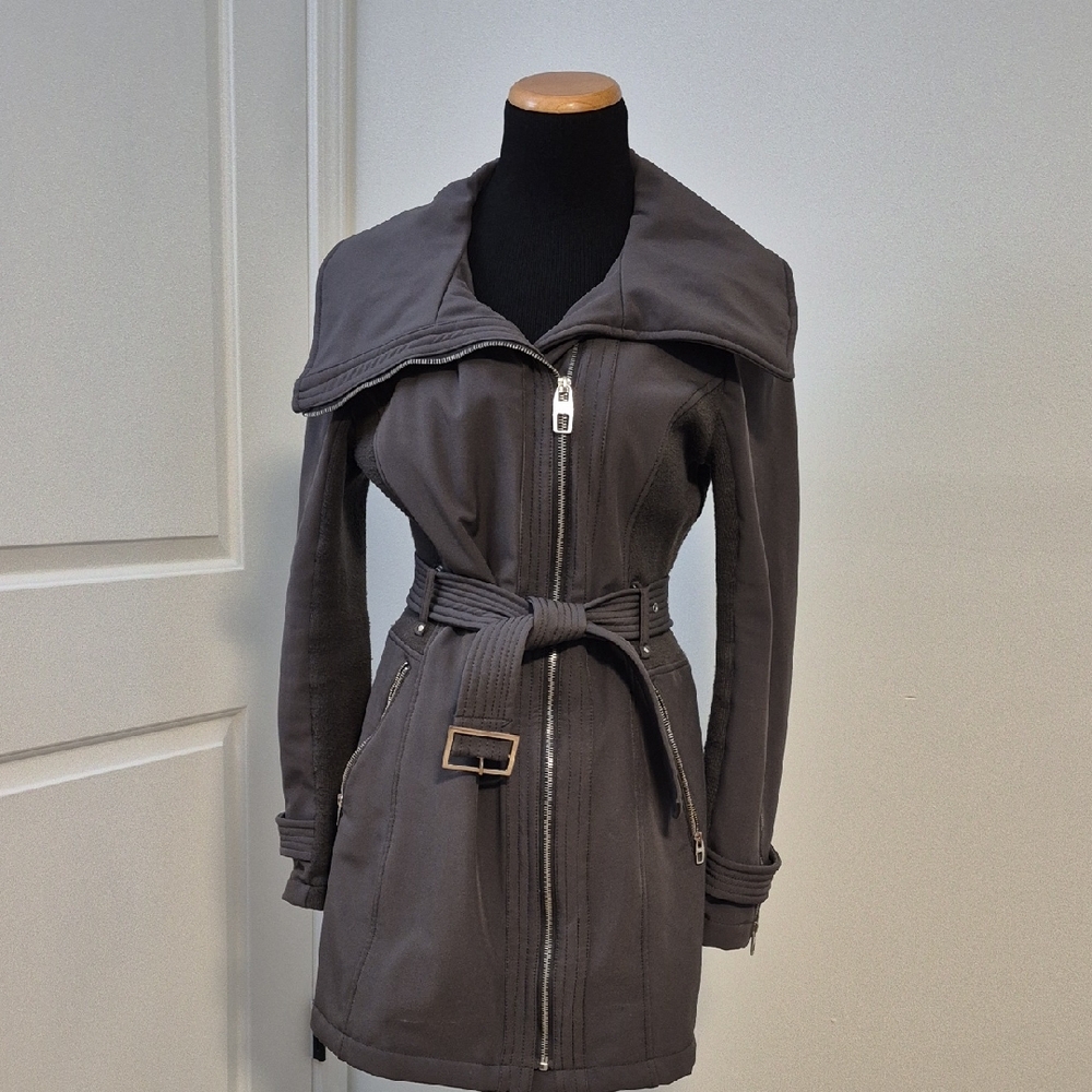 Miss Sixty Gray Belted Jacket